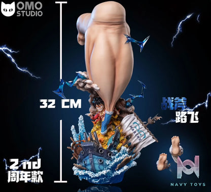 OMO Studio – One Piece WCF MAX Tomahawk Monkey D. Luffy