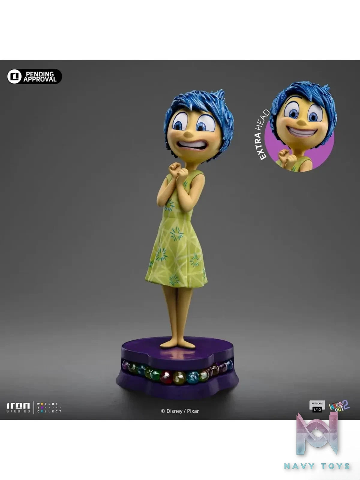 Iron Studio – Inside Out 2 Joy DSNEY112724-10 & Anxiety DSNEY112824-10 (Licensed)