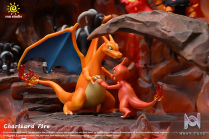 Sun Studio – Pokémon Charizard Volcano Scene
