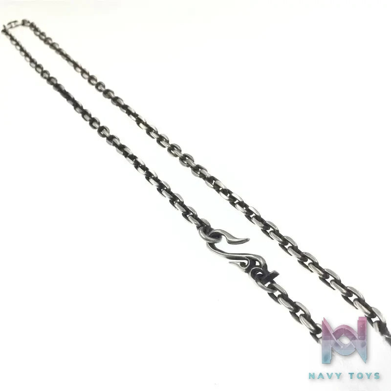 Raven Studio (silver jewelry) – Original Design RS Letter Hook 5mm Curb Chain Original
