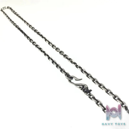 Raven Studio (silver jewelry) – Original Design RS Letter Hook 5mm Curb Chain Original