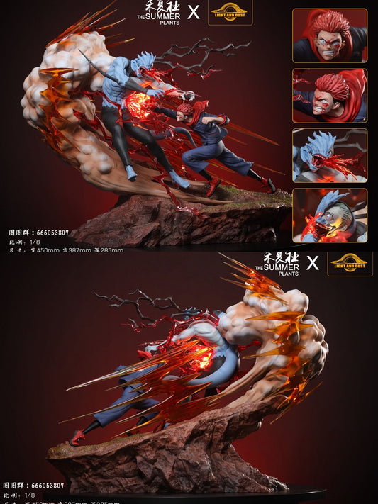 Yuji vs Mahito - Jujutsu Kaisen - Light And Dust Studio resin statue Light and Dust Studio & The Summer Plants Studio anime figure