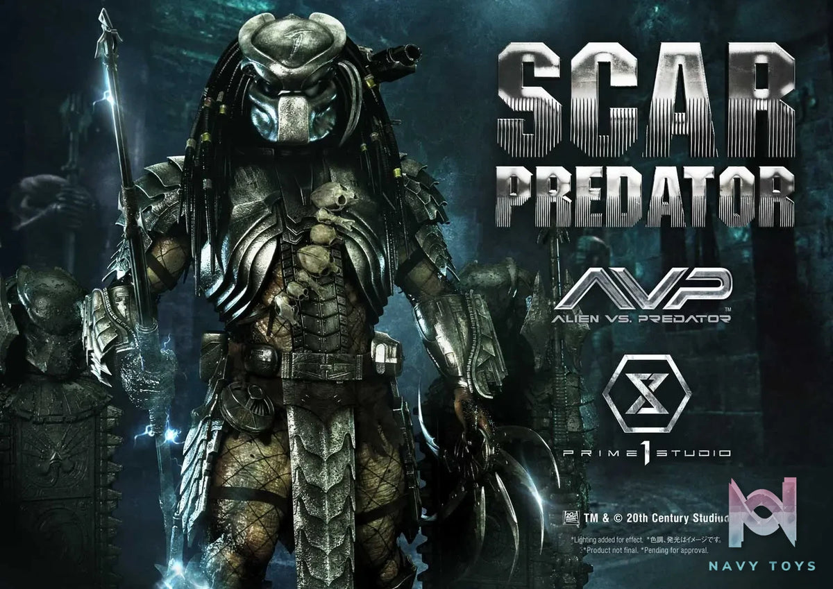 Prime 1 Studio Museum Masterline Alien vs. Predator Scar Predator MMPR-04 MMPR-04DX MMPR-04DXS