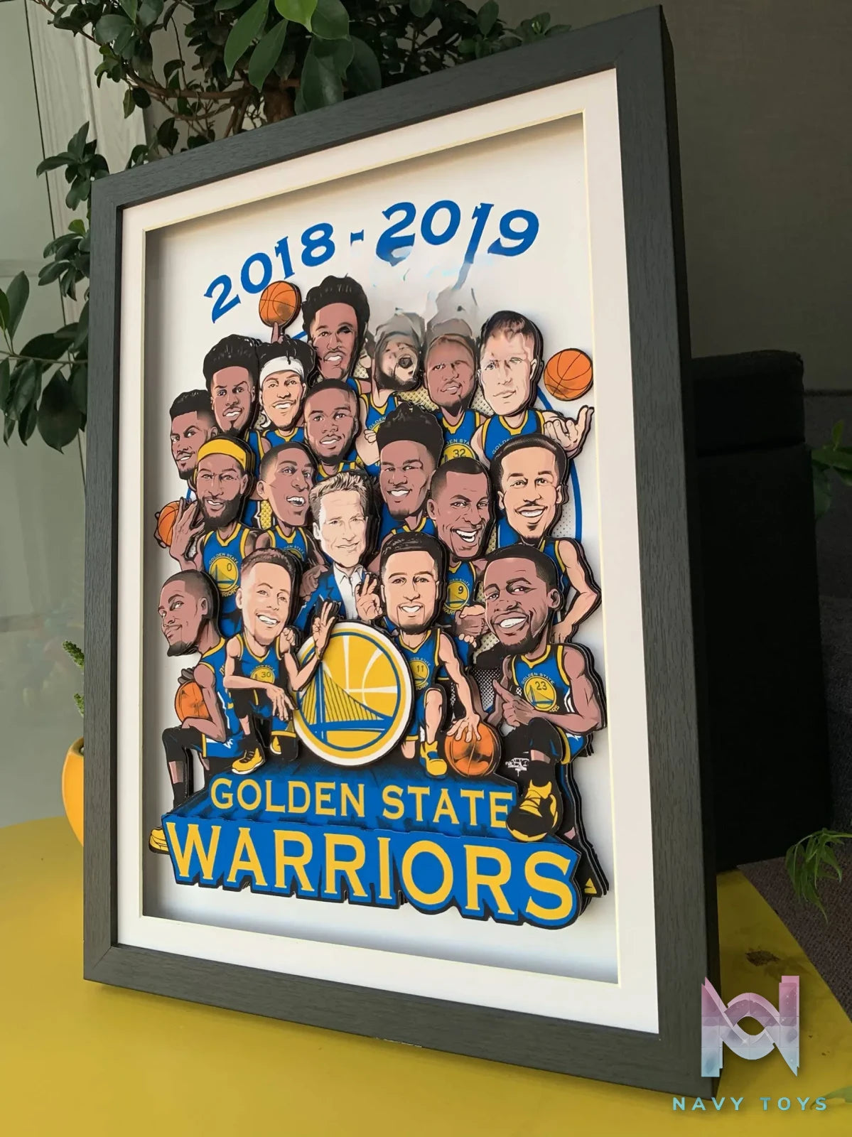 KALA HOME Studio – Golden State Warriors #01 3D Decorative Painting NBA