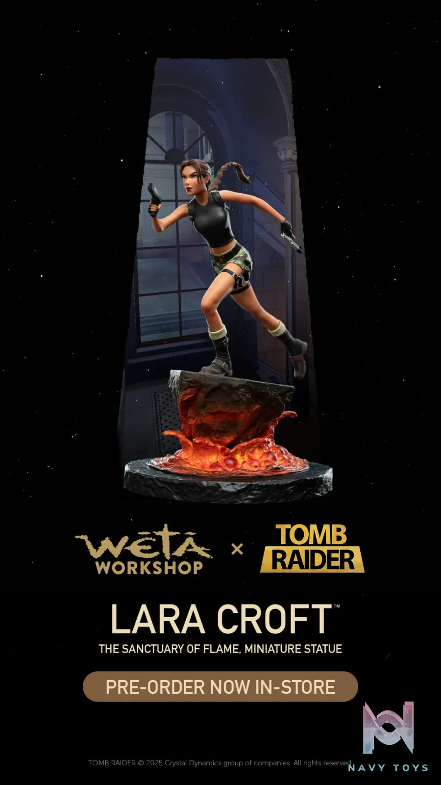 WETA Workshop Studio – Miniature Statue – Lara Croft: The Sanctuary of Flame 89-01-04837 (Licensed)