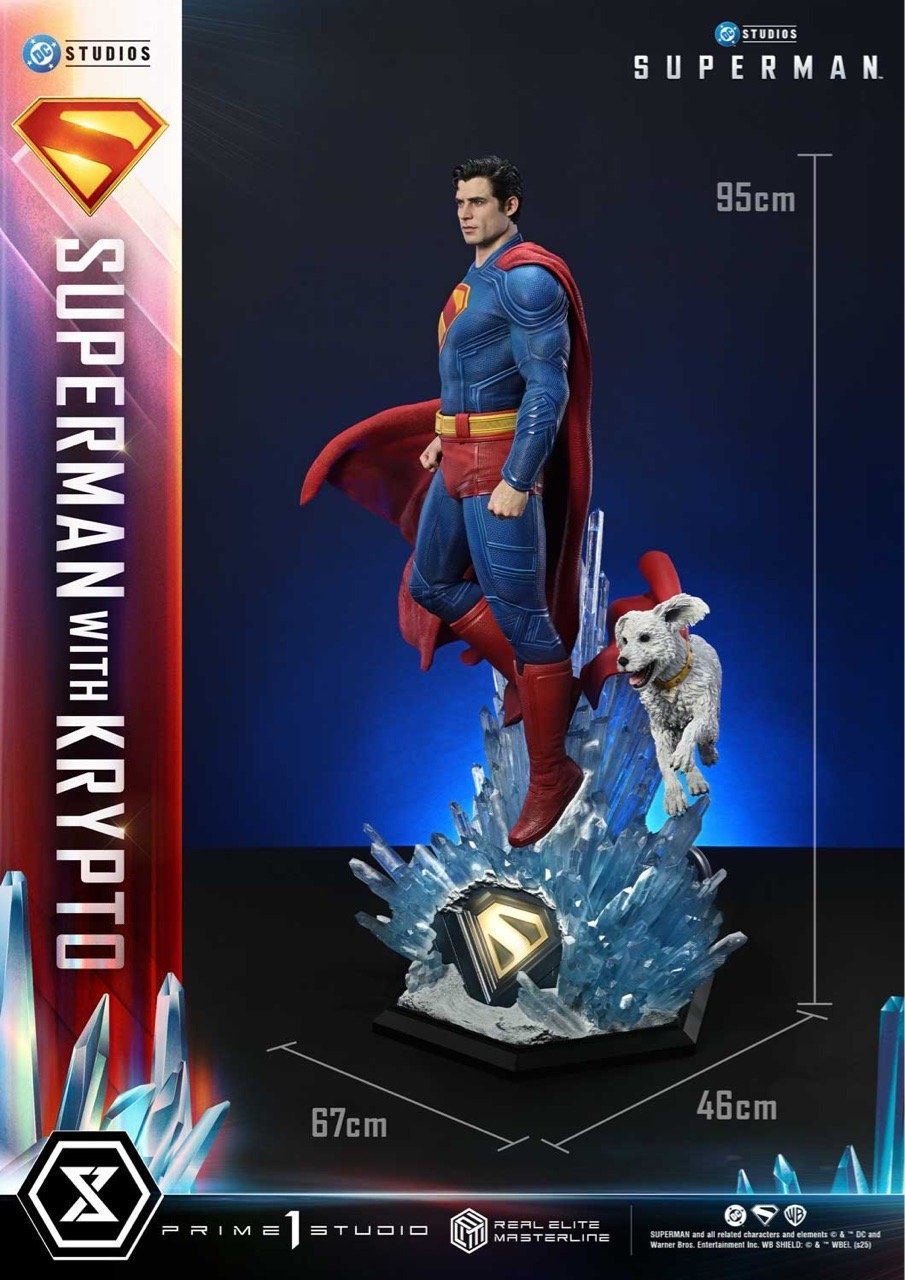 Superman with Krypto - Superman - Prime 1 Studio resin statue Prime 1 Studio anime figure