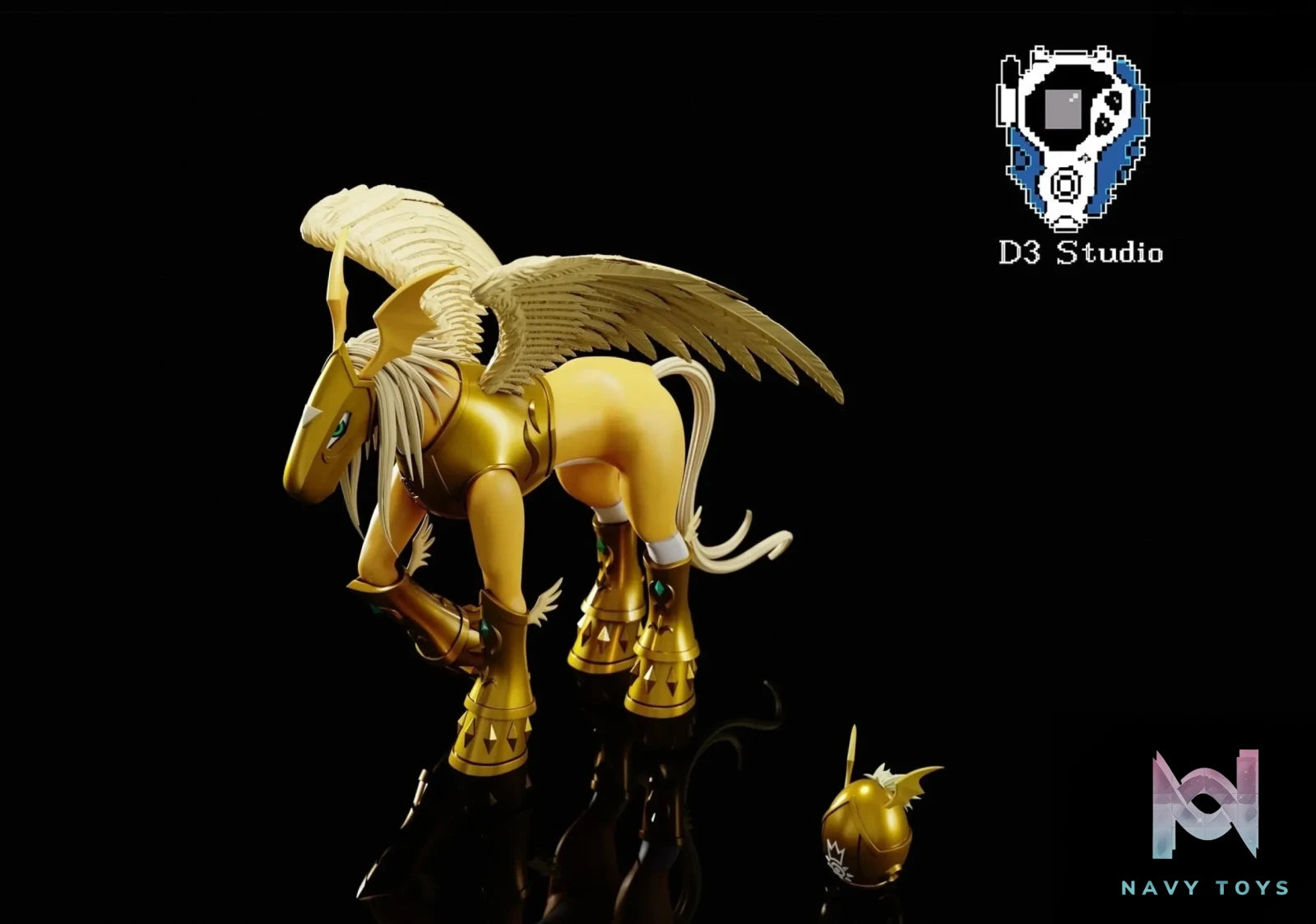 D3 Studio – Digimon Nefertimon And Pegasusmon
