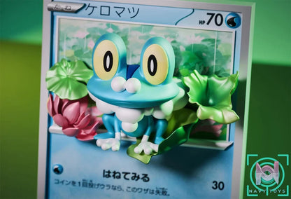 Froakie,Frogadier & Greninja resin statue Geisha Studio anime figure