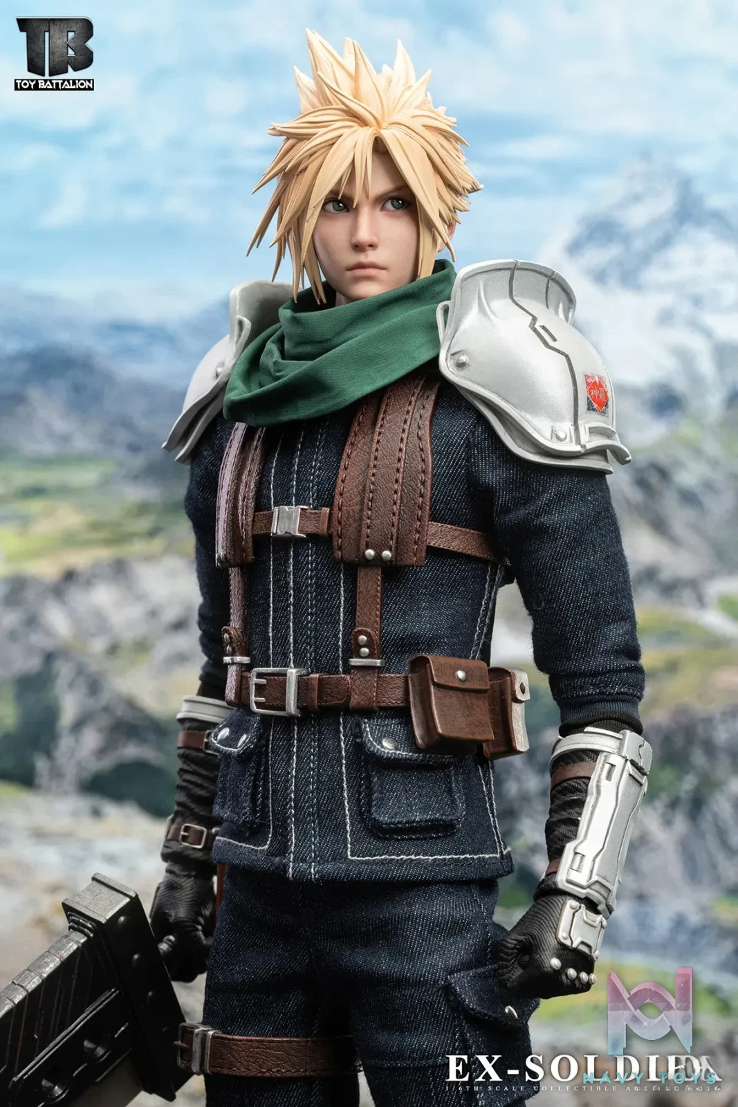 TOYS BATTALION – Final Fantasy 1/6 SOLDIER Cloud Strife TB025A TB025B