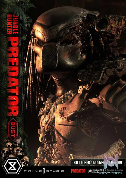 Prime 1 Studio – Premium Bust Predator (Film) Jungle Hunter Predator Battle-Damaged PBPR-03 (Licensed)