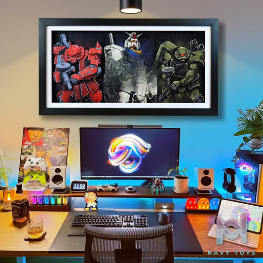 KALA HOME Studio – Gundam Multiple Characters #02 3D Decorative Painting Gundam