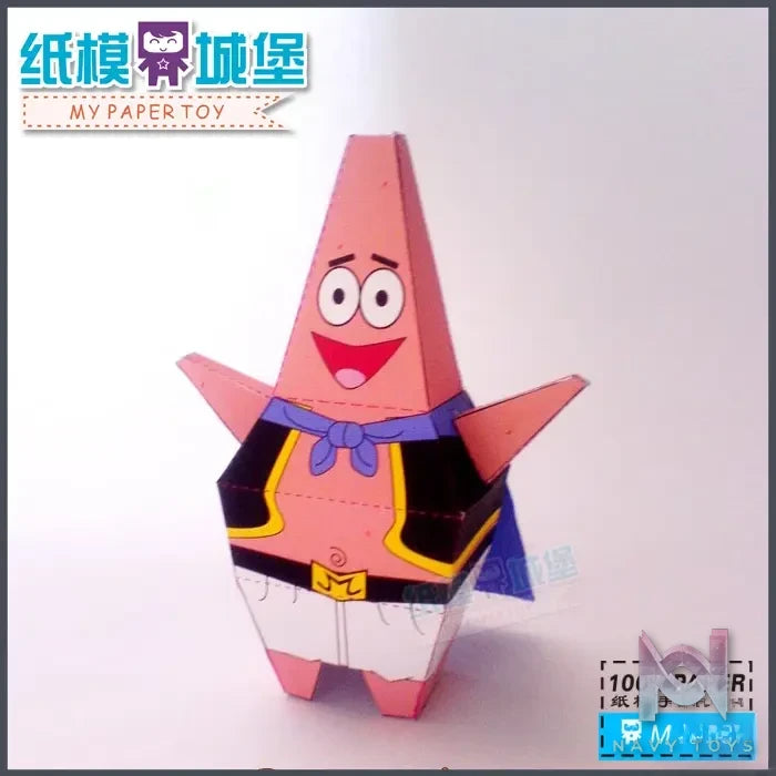 Qian Zhi Lu Studio – Bikini Bottom series 3D Paper Model DIY SpongeBob SquarePants