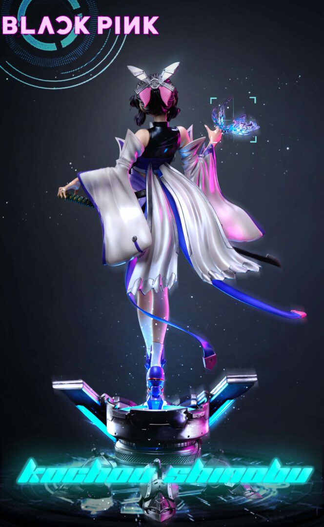 Cyber Punk Kocho Shinobu - Black Pink Studio resin statue black pink studio anime figure