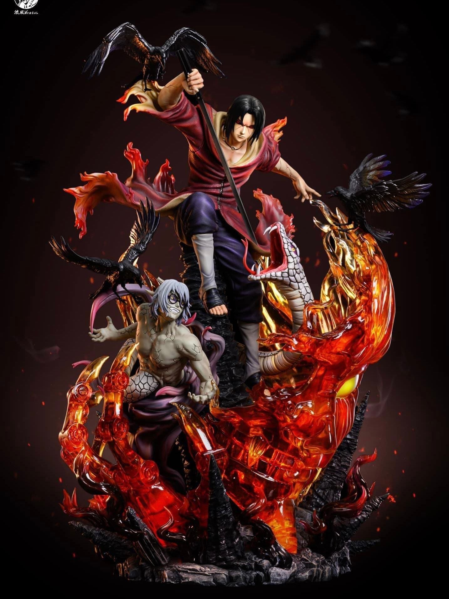 Uchiha Sasuke & Uchiha Itachi - Ventus Studio resin statue ventus Studio anime figure