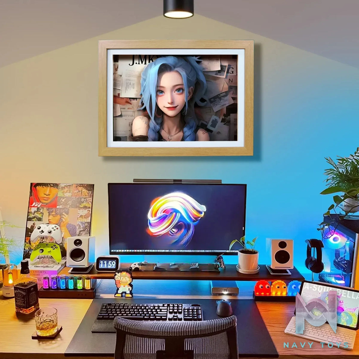 KALA HOME Studio – Jinx #02 3D Decorative Painting League of Legends
