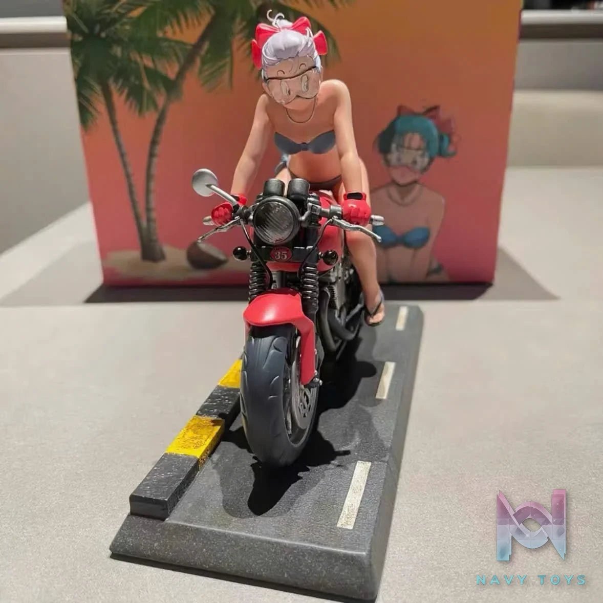 Bulma Motobike Resin Recast Statue - Dragon Ball - KT resin statue Recast anime figure
