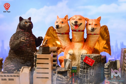 Bid Toys – Original Shiba Inu Ghidorah bid2501 orange & bid2502 black (Licensed)