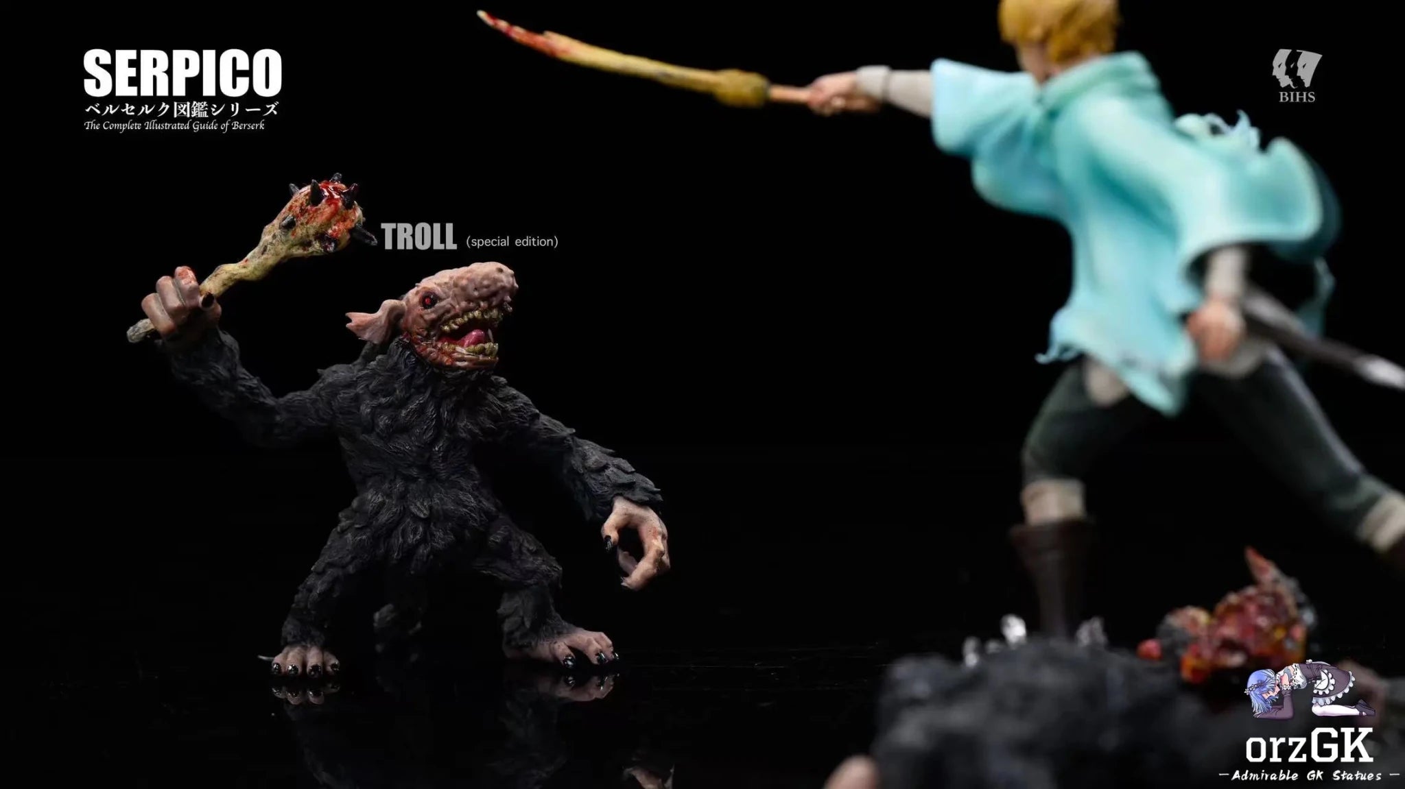 Encyclopedia Series 3 Serpico's Battle with the Beast of the Eclipse Berserk - BIHS Studio resin statue Navy Toys anime figure