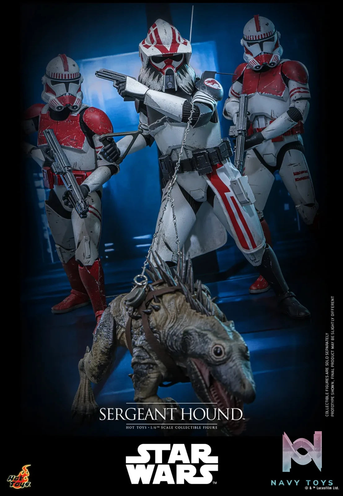 Hottoys – Sergeant Hound 1/6 Scale Collectible Figure TMS167 (Licensed)