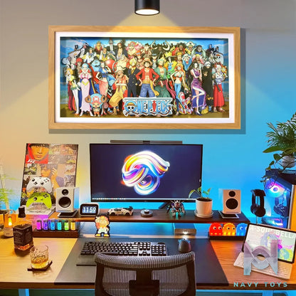 KALA HOME Studio – One Piece Multiple Characters #08 3D Decorative Painting One Piece