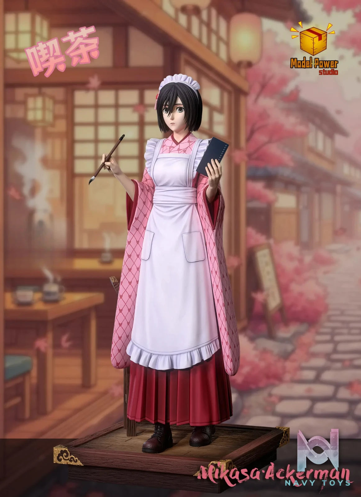 Model Power Studio – Mikasa Ackerman Cafe Attack on Titan