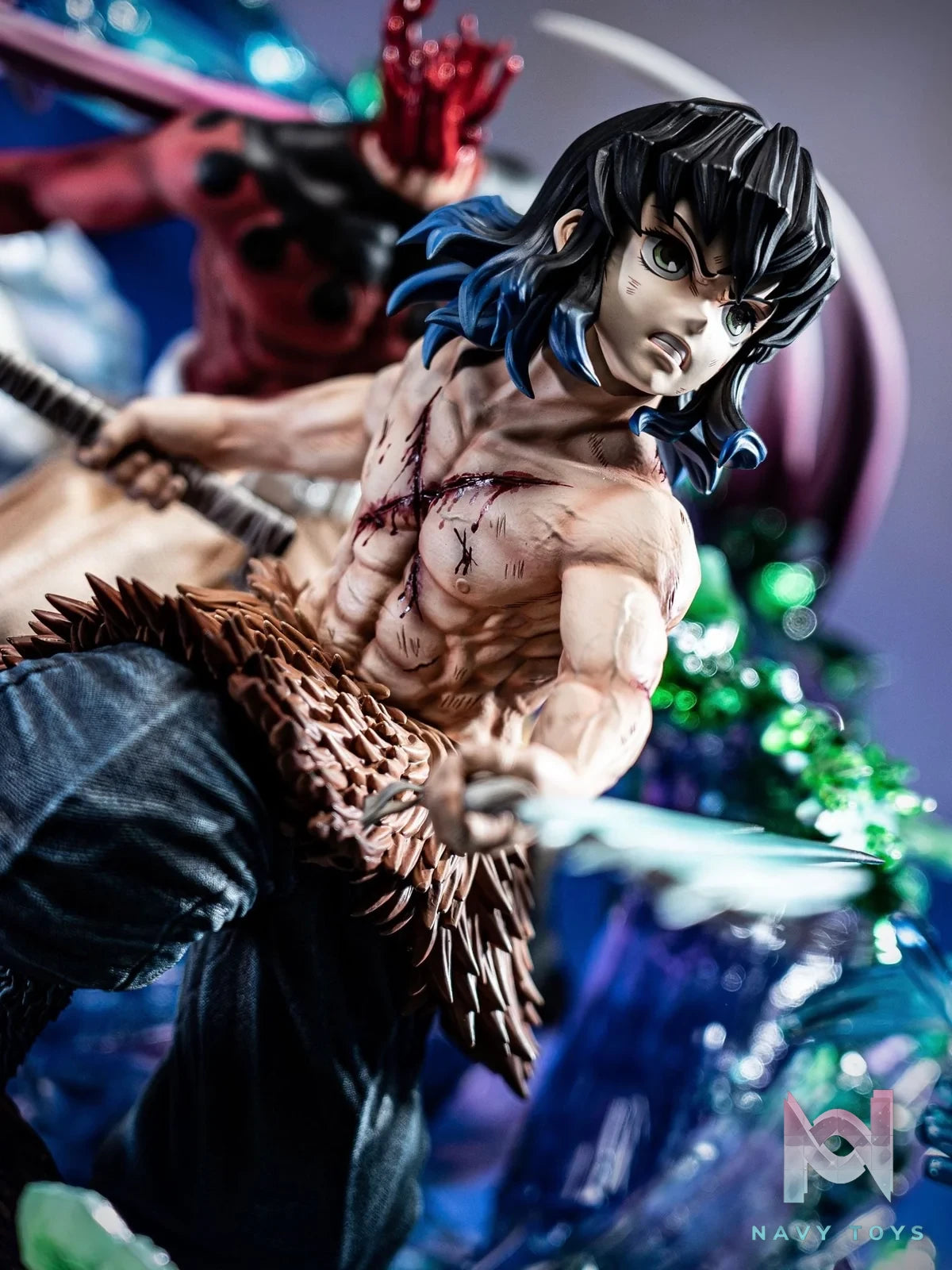 Inosuke & Kanao - Kimetsu no Yaiba - Niren Studio resin statue Navy Toys anime figure