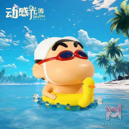 Biubiu Studio – Crayon Shin-chan Fridge Magnet Series 01 Swimming Ring Shinnosuke