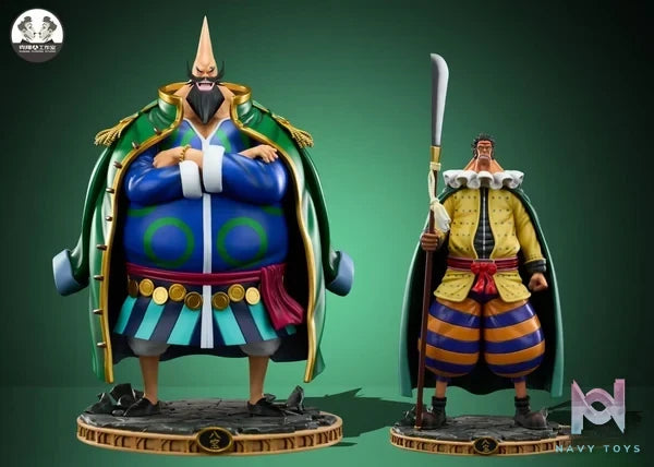 Clone Studio - One Piece Straw Hat Grand Fleet 2 Sai & Chinjao resin statue Navy Toys anime figure