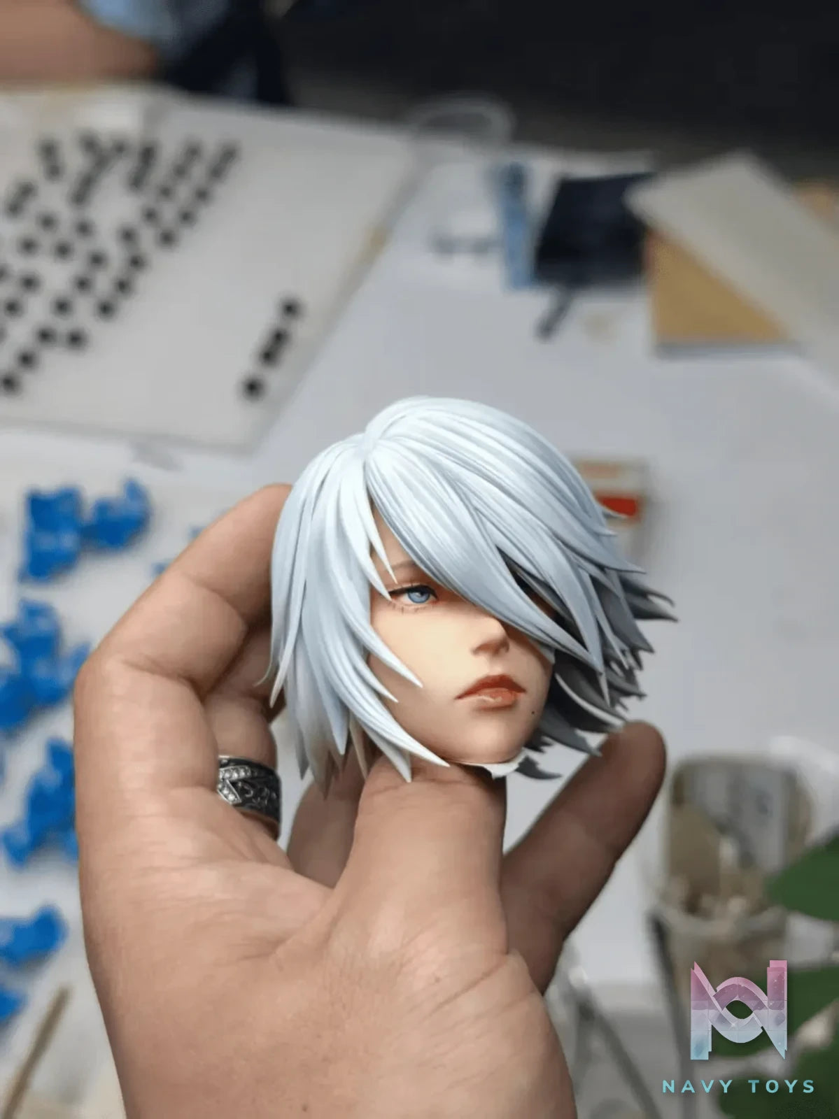 YorHa Studio - NieR:Automata YorHa Observation Report Council of Humanity Chapter 1 Ending C A2 resin statue Navy Toys anime figure