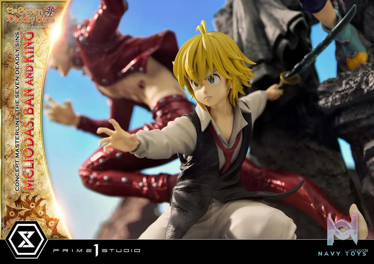 Prime 1 Studio – Concept Masterline The Seven Deadly Sins Meliodas, Ban and King CMNTZ-01 CMNTZ-01DXS (Licensed)