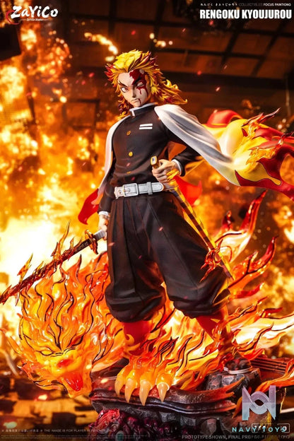 Flame Hashira Kyojuro Rengoku - Demon Slayer - Zayico Studio resin statue Navy Toys anime figure