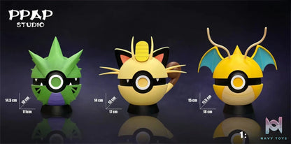 PPAP Studio – Pokémon Tyranitar Meowth Dragonite Pokeball
