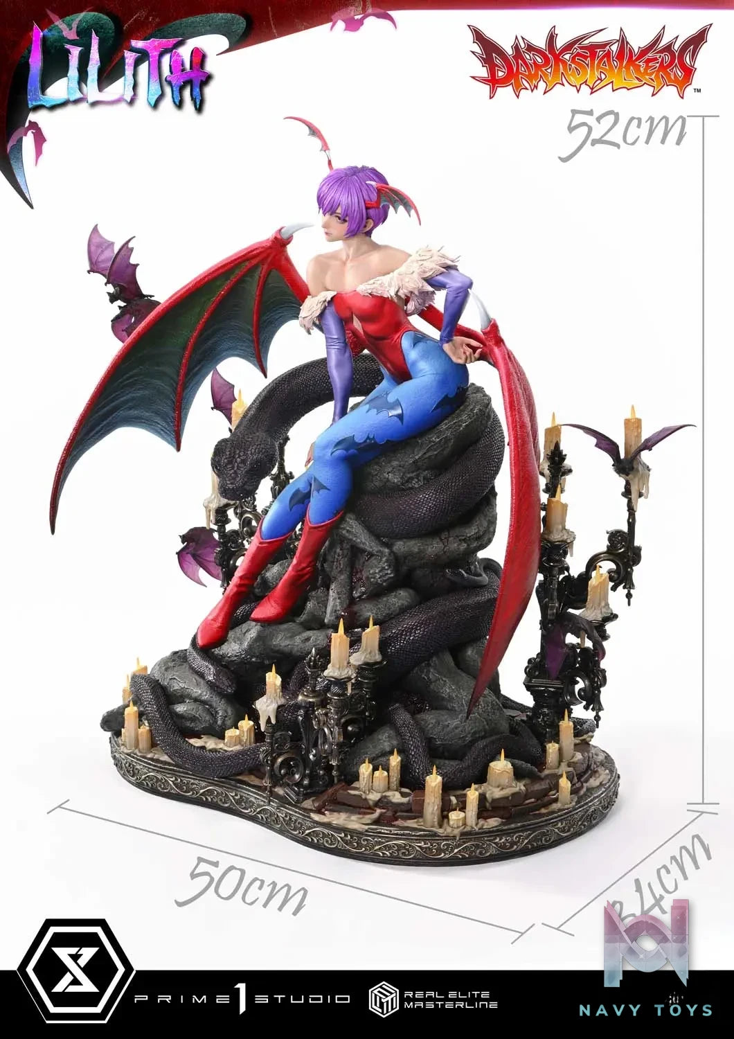 Prime 1 Studio – Real Elite Masterline Darkstalkers Lilith REMDKS-02 REMDKS-02S (Licensed)