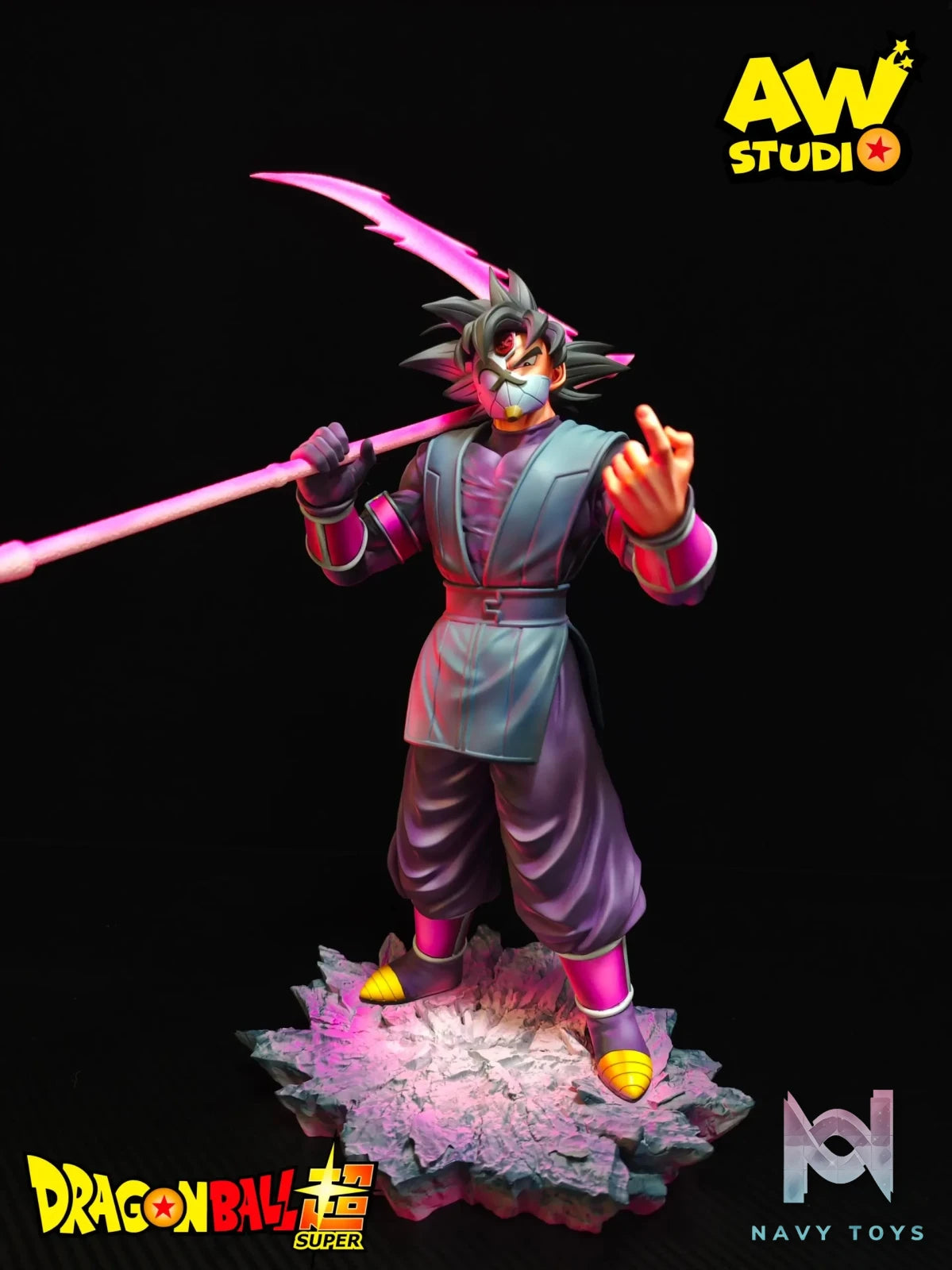 AW Studio – Dragon Ball Mask Super Saiyan Rosé