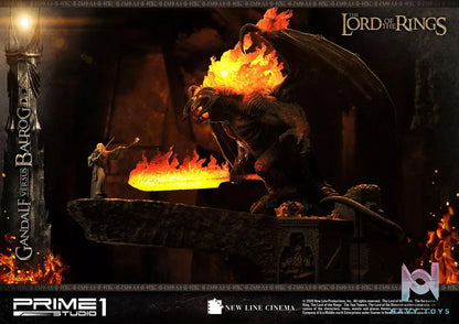 Prime 1 Studio – Premium Masterline The Lord of the Rings (Film) Gandalf Versus Balrog PMLOTR-02 PMLOTR-02EX (Licensed)