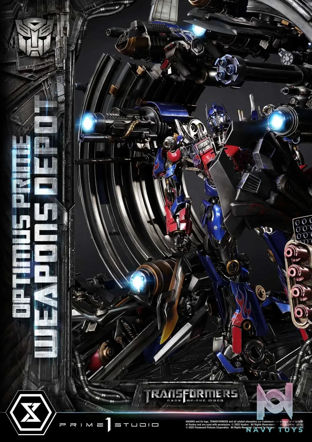 Prime 1 Studio – Museum Masterline Transformers: Dark of the Moon (Film) Optimus Prime Weapons Depot MMTFM-38 MMTFM-38S (Licensed)