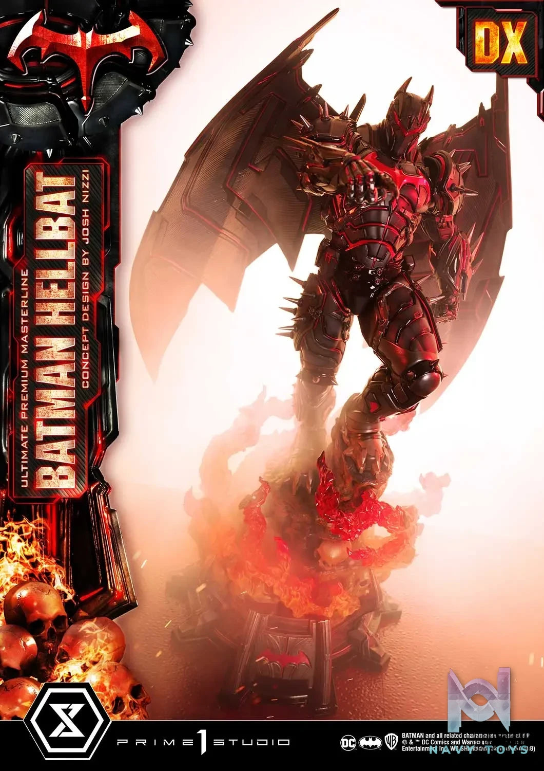 Prime 1 Studio – Ultimate Premium Masterline Batman (Comics) Batman Hellbat Concept Design by Josh Nizzi UPMDC-06 UPMDC-06DX UPMDC-06DXS (Licensed)