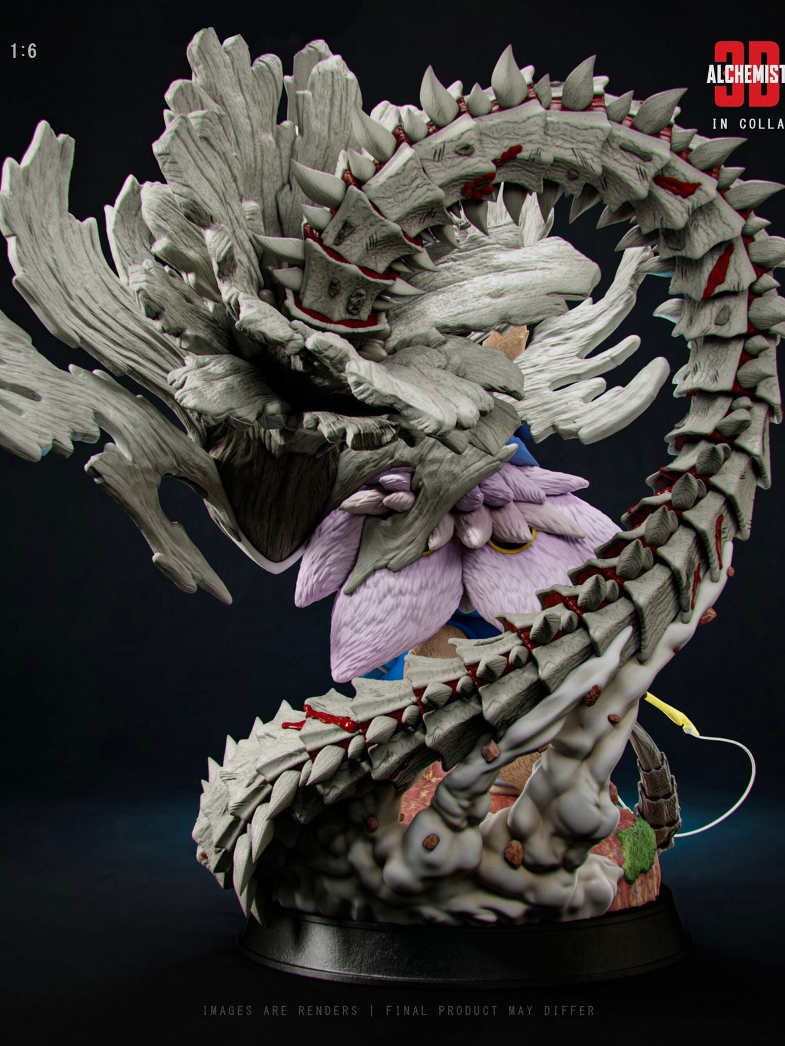 Nanachi & Belaf - 3D Alchemist x Tenshihai resin statue Tenshihaii Studio anime figure