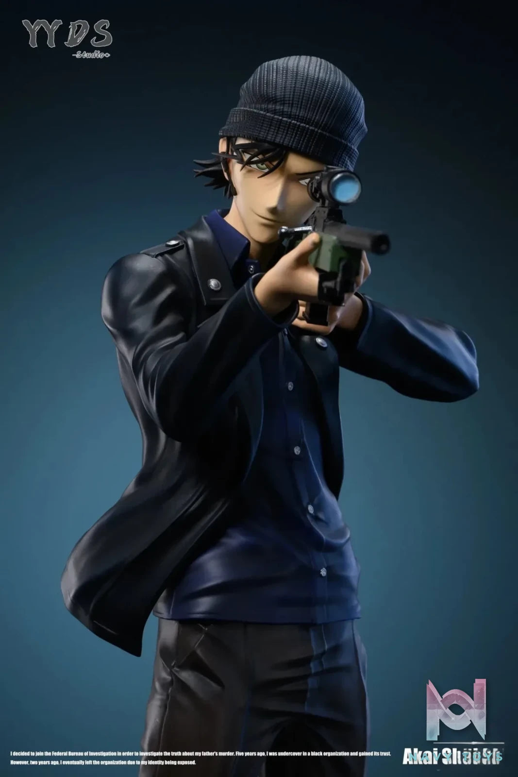 YYDS Studio - Detective Conan Raising Gun Series 4th Akai Shūichi resin statue Navy Toys anime figure