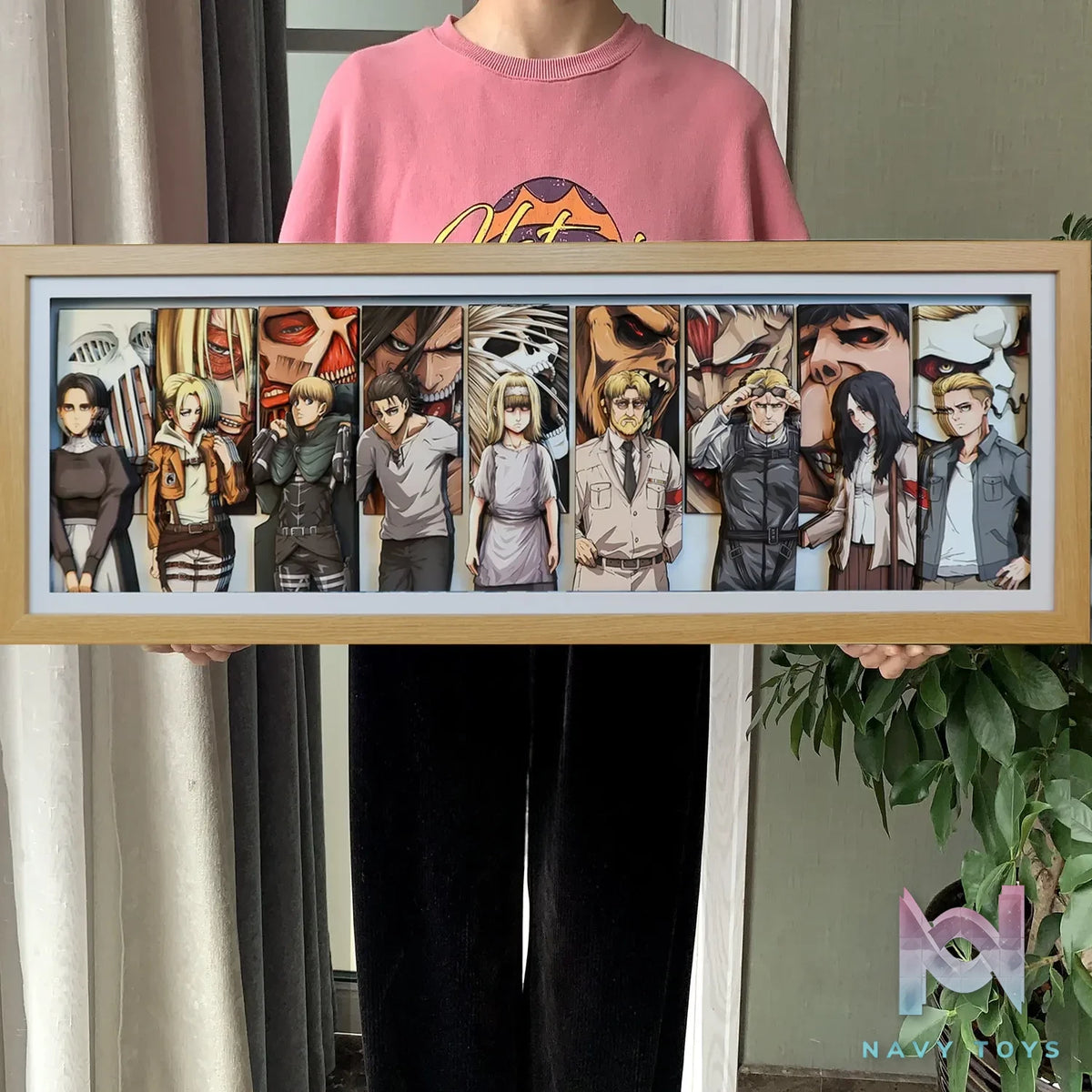 KALA HOME Studio – Attack on Titan Multiple Characters #02 Titan 3D Decorative Painting Attack on Titan