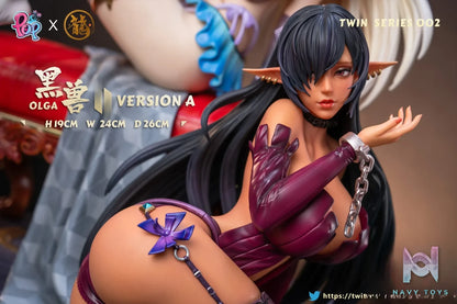 Dragon Studio & POP Studio – Kuroinu Twin Series 002 Kuroinu & Elf