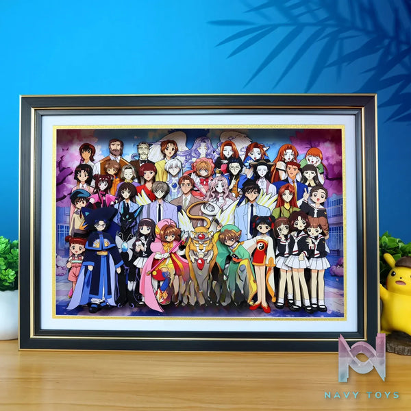 KALA HOME Studio – Cardcaptor Sakura Multiple Characters #05 3D Decorative Painting Cardcaptor Sakura