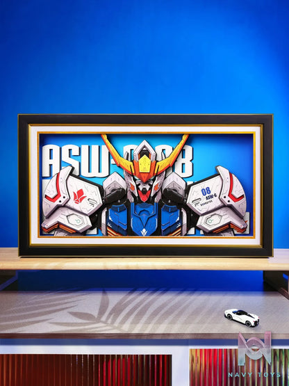 Yu Zhi Jiang Studio – Gundam Barbatos 3D Decorative Painting Gundam