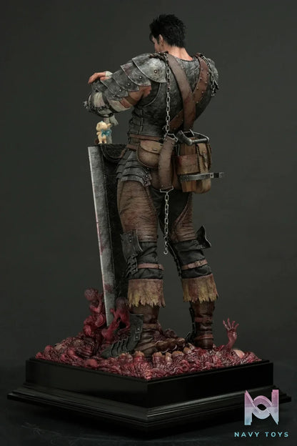 JND Studio - Berserk Black Swordsman Guts (Licensed) resin statue Navy Toys anime figure