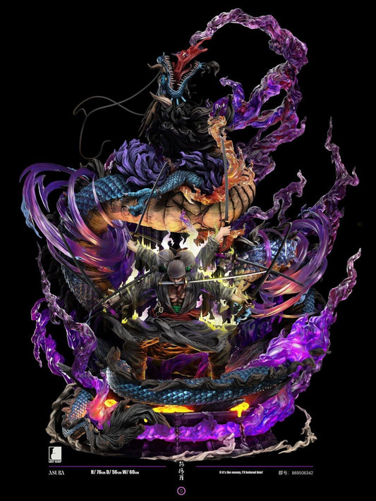 Roronoa Zoro VS Kaido - One Piece - Last Sleep Studio resin statue Last Sleep Studio anime figure