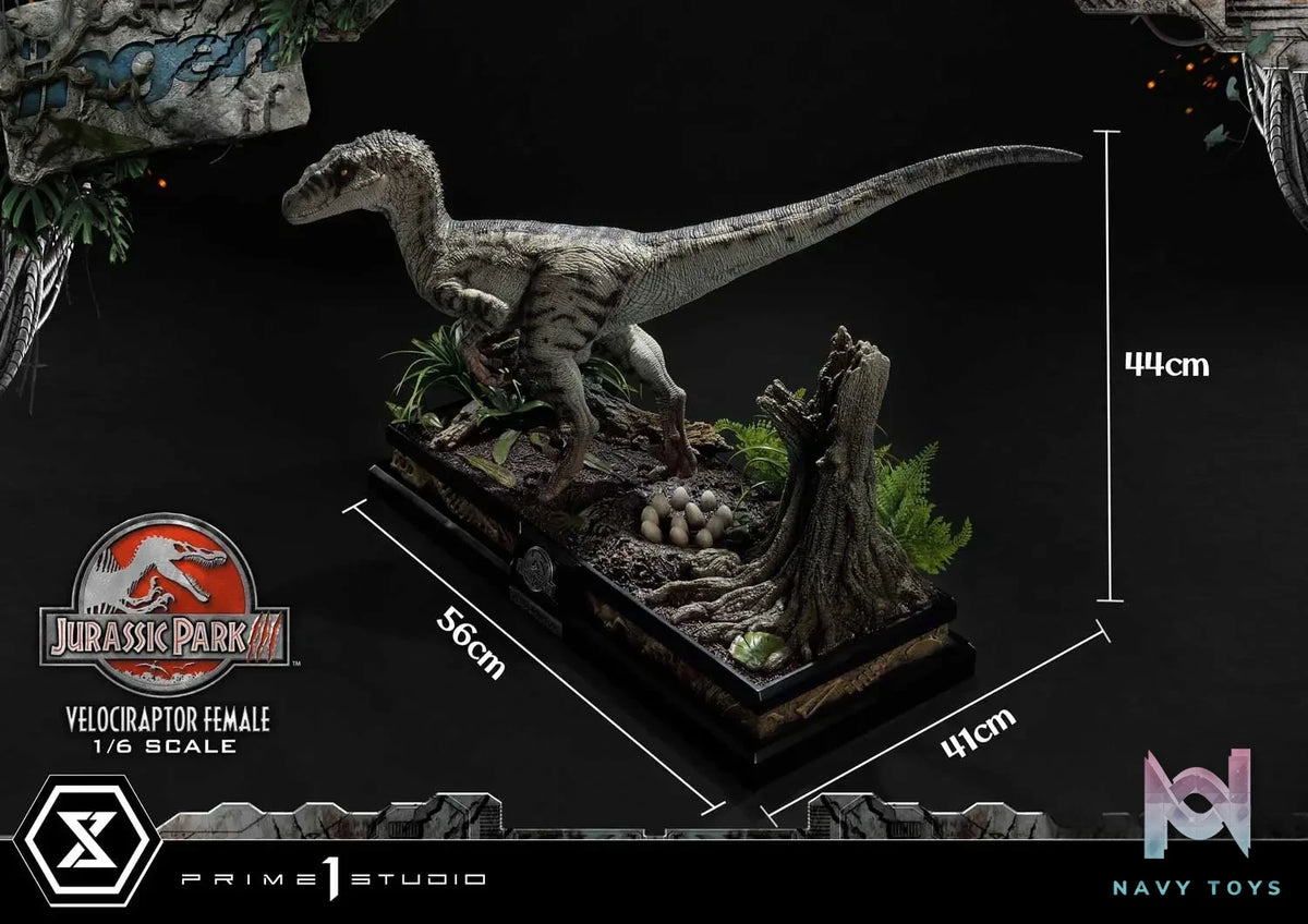 Prime 1 Studio – Legacy Museum Collection Jurassic Park III (Film) Velociraptor Female LMCJP-11 LMCJP-11S (Licensed)