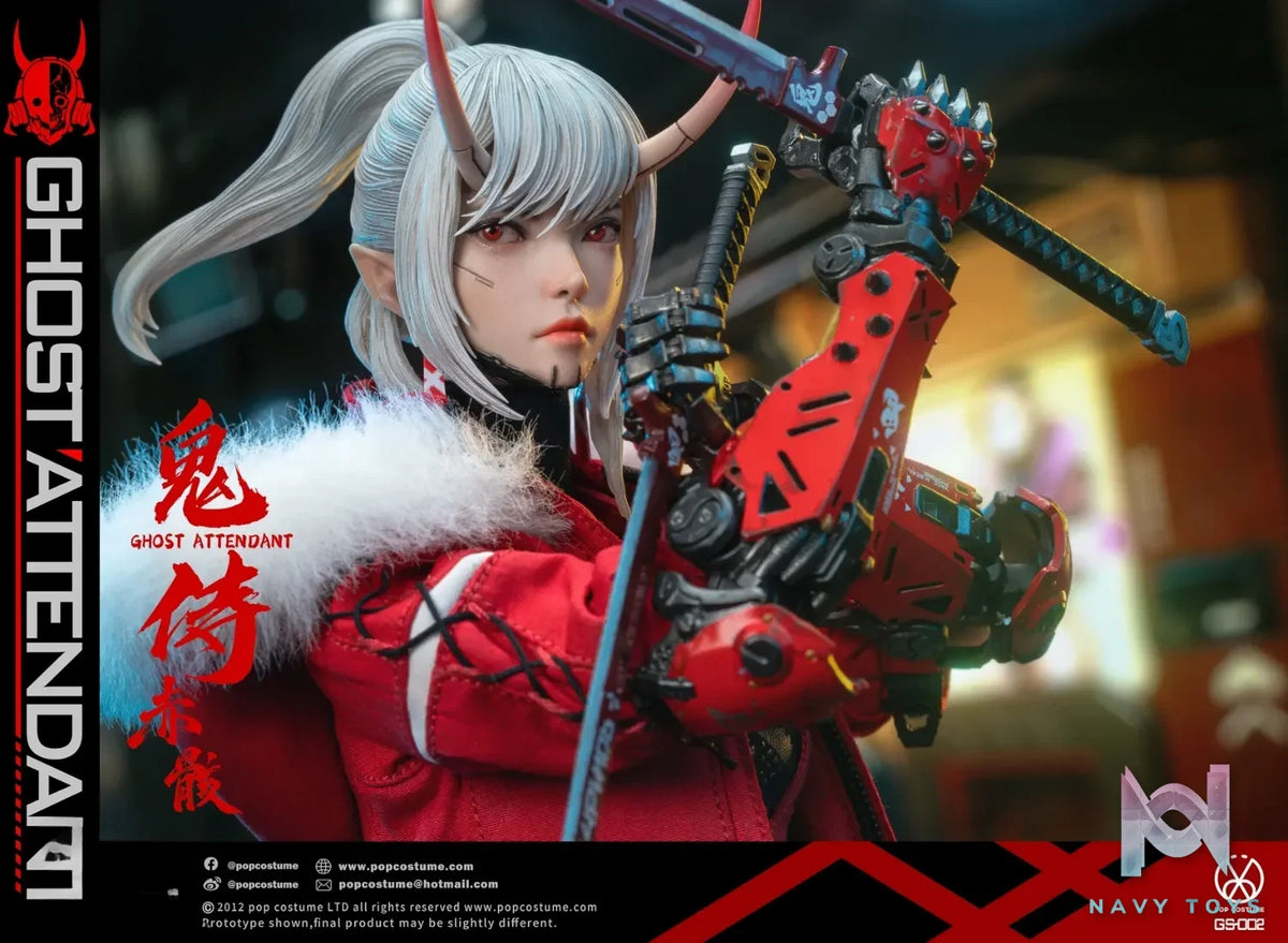 POP COSTUME Studio – GS-002 Ghost Attendant Red Remains 1/6 Action Figure (Licensed)