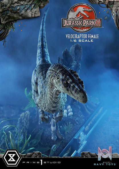 Prime 1 Studio – Legacy Museum Collection Jurassic Park III (Film) Velociraptor Female LMCJP-11 LMCJP-11S (Licensed)