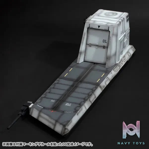 Megahouse – Realistic Model Series Mobile Suit Gundam Unicorn 1/144 HG Nahel Argama Catapult Deck (UC ver.) (Licensed)