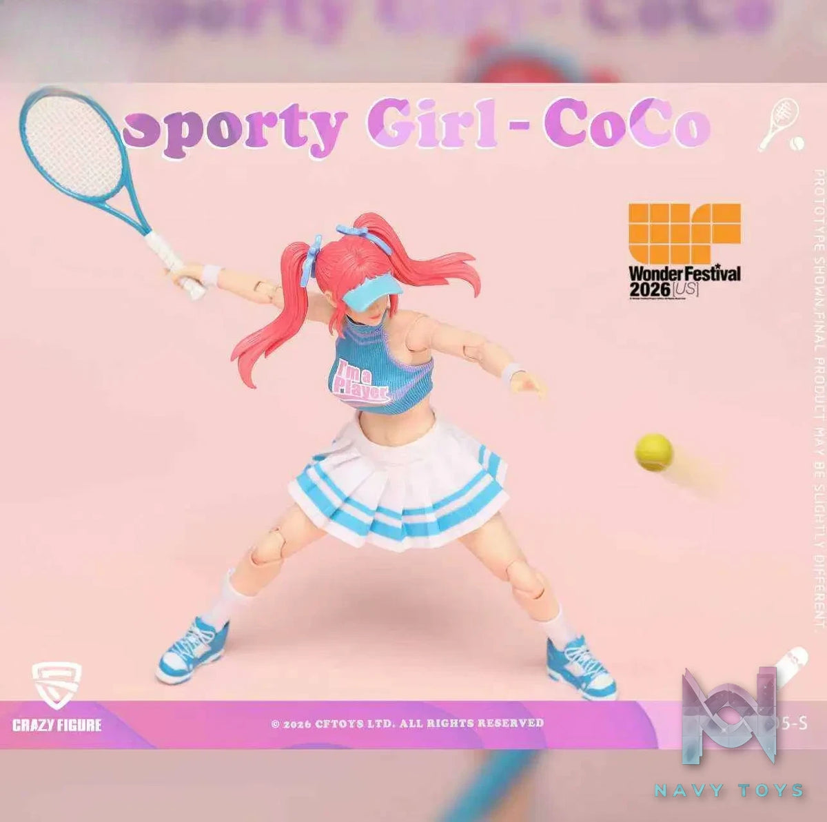 Crazy Figure – 1/12 Sports Girl Coco Action Figure (Licensed)